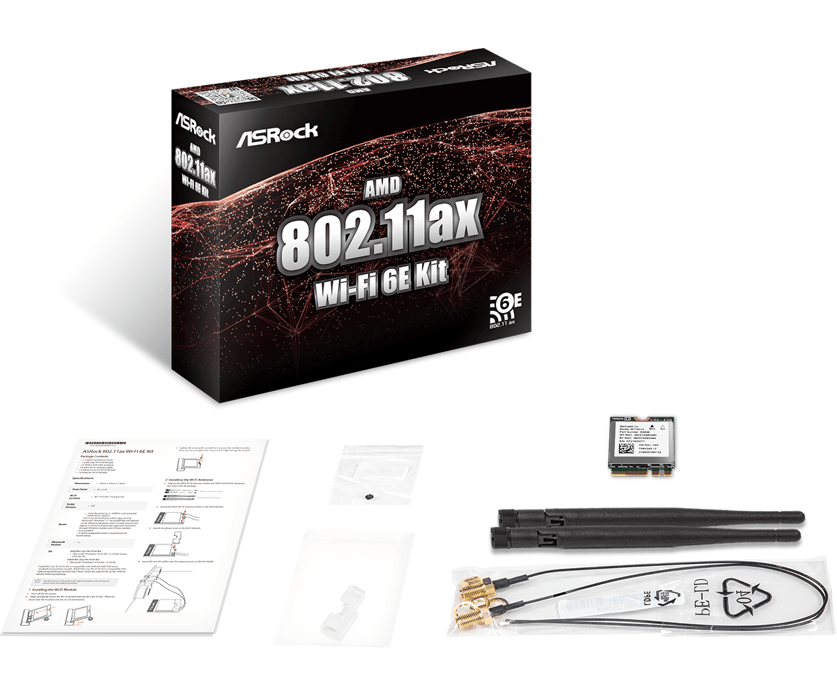 802.11ax Wi-Fi 6E Kit for AMD