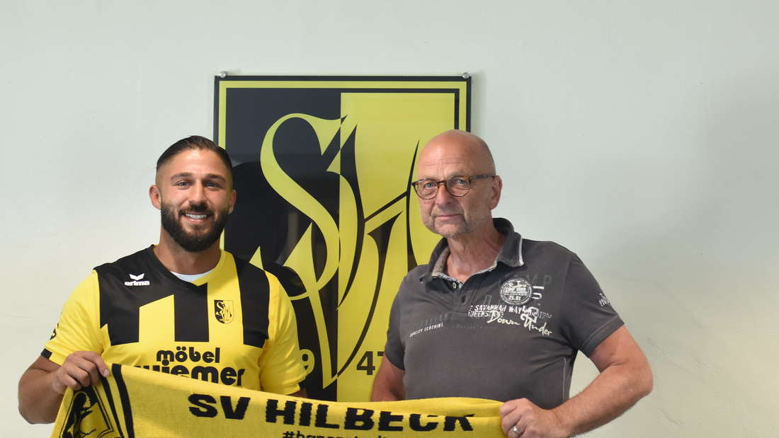 Sports director Dieter Bethlehem received Muhammad Rast-Teken in Hellbeck.