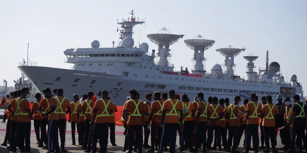 Controversial Chinese ship enters port in Sri Lanka