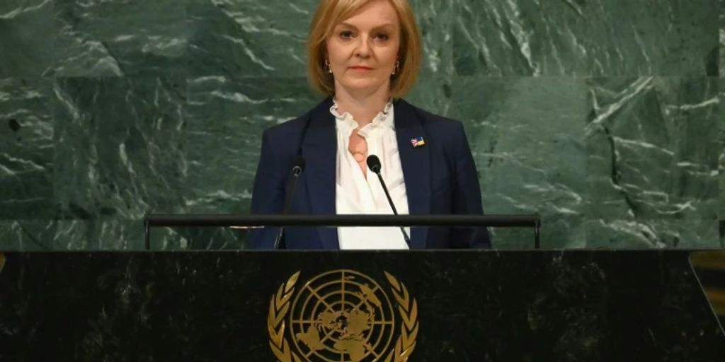Truss pledged military aid to Ukraine "as long as necessary" in UN speech
