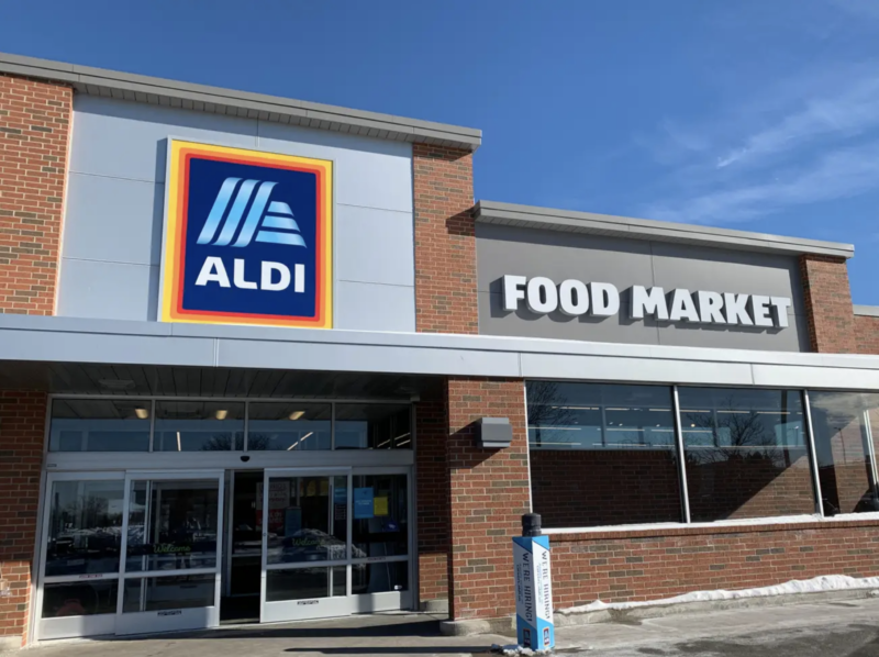 This is what it looks like at Aldi in the US