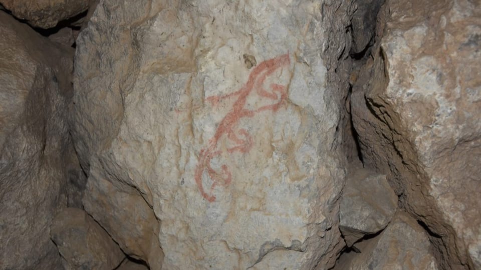Hittite writings in the tunnel 