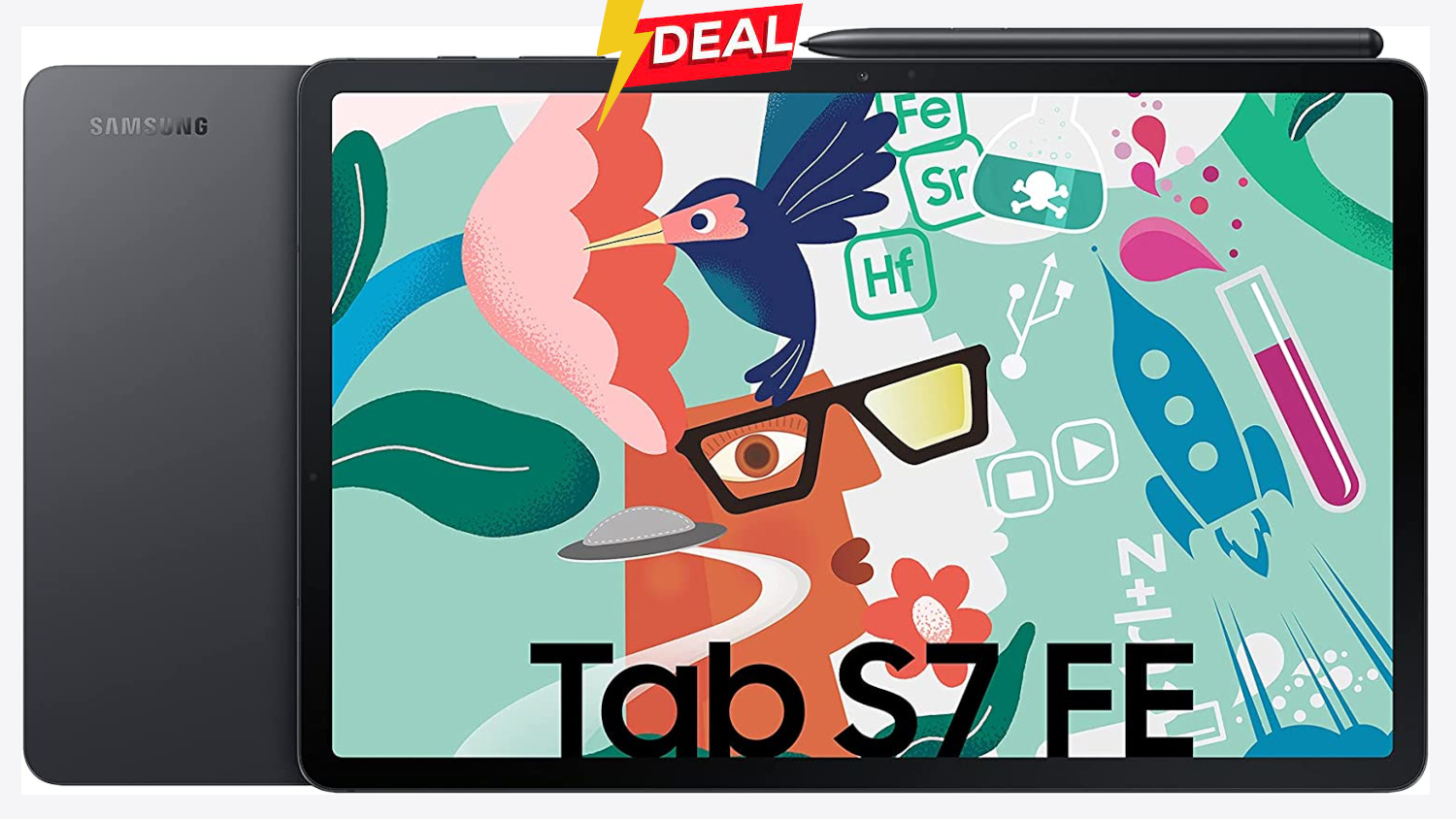 Offer: 12.4-inch Samsung Galaxy Tab S7 FE WiFi Tablet with S Pen for only €399