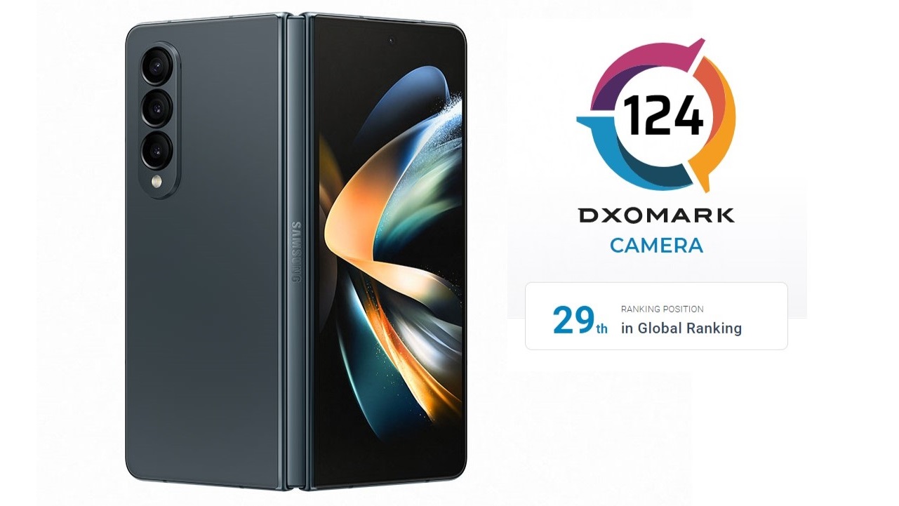 The Samsung Galaxy Z Fold4's camera doesn't even make it into the top 25 in the DxOMark test