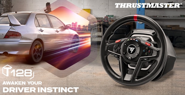 The Thrustmaster T128 Racing Wheel is now available for Xbox consoles