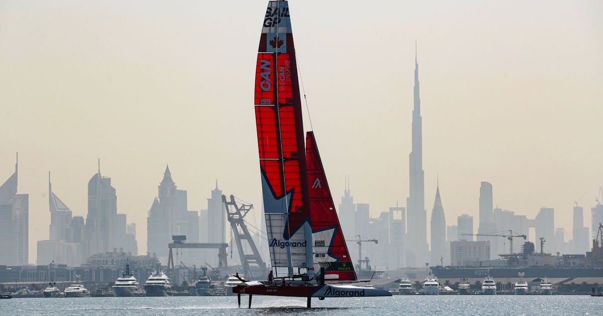 SailGP.  A strong Swiss in the Dubai sailing scene.