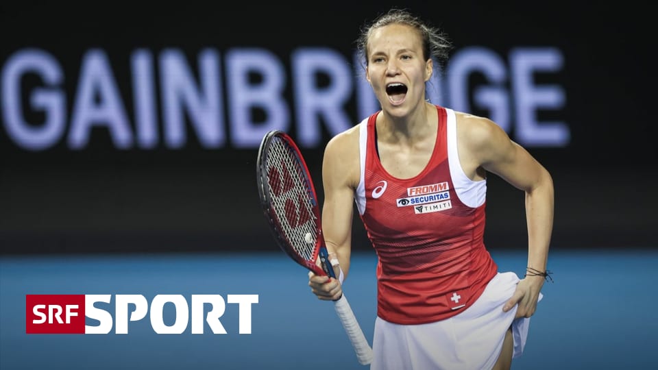 Two individual wins are enough - Bencic and Golubic led Switzerland to the final - Sport
